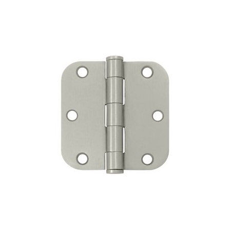 Deltana S35R5HD15 Heavy Duty 5/8 Radius Hinge Brushed Nickel, 10PK S35R5HD15-XCP10